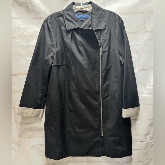 Cole Haan women’s side zip black jacket size Medium - Picture 1 of 6